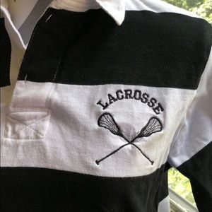 LACROSSE STRIPED RUGBY SHIRT